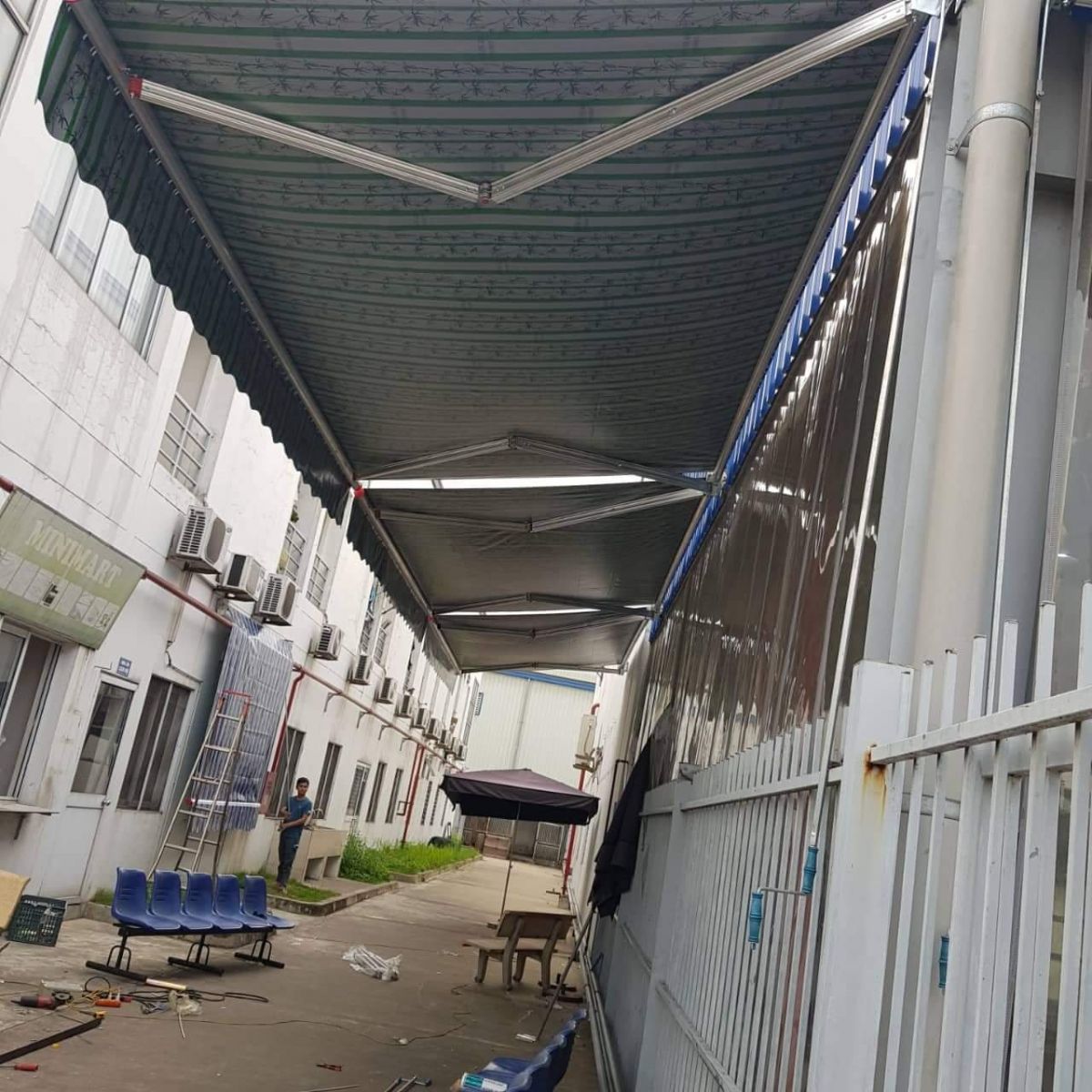 bạt mái hiên di đọng che nắng mưa nggoaif trời